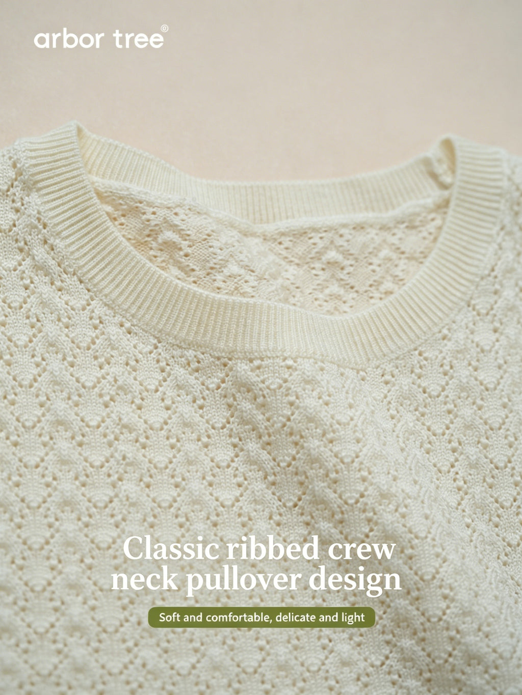 Matching parent-child ArborTree merino wool long-sleeve tops with whisper-pattern in spring and fall, featuring cozy knit fabric.