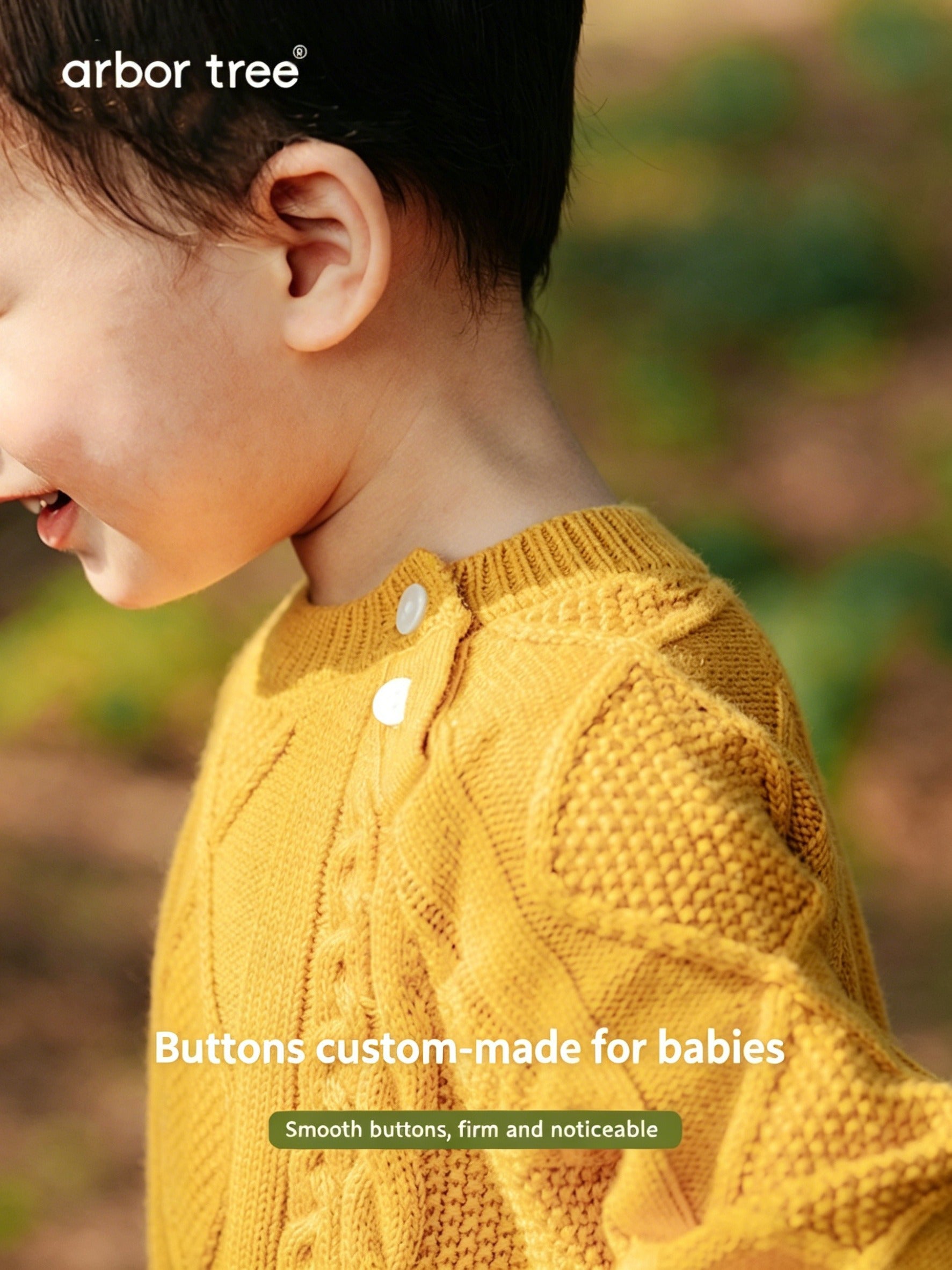 Organic cotton and cashmere shoulder open jumpsuit for kids by ArborTree, featuring a soft, comfortable design in natural fibers.