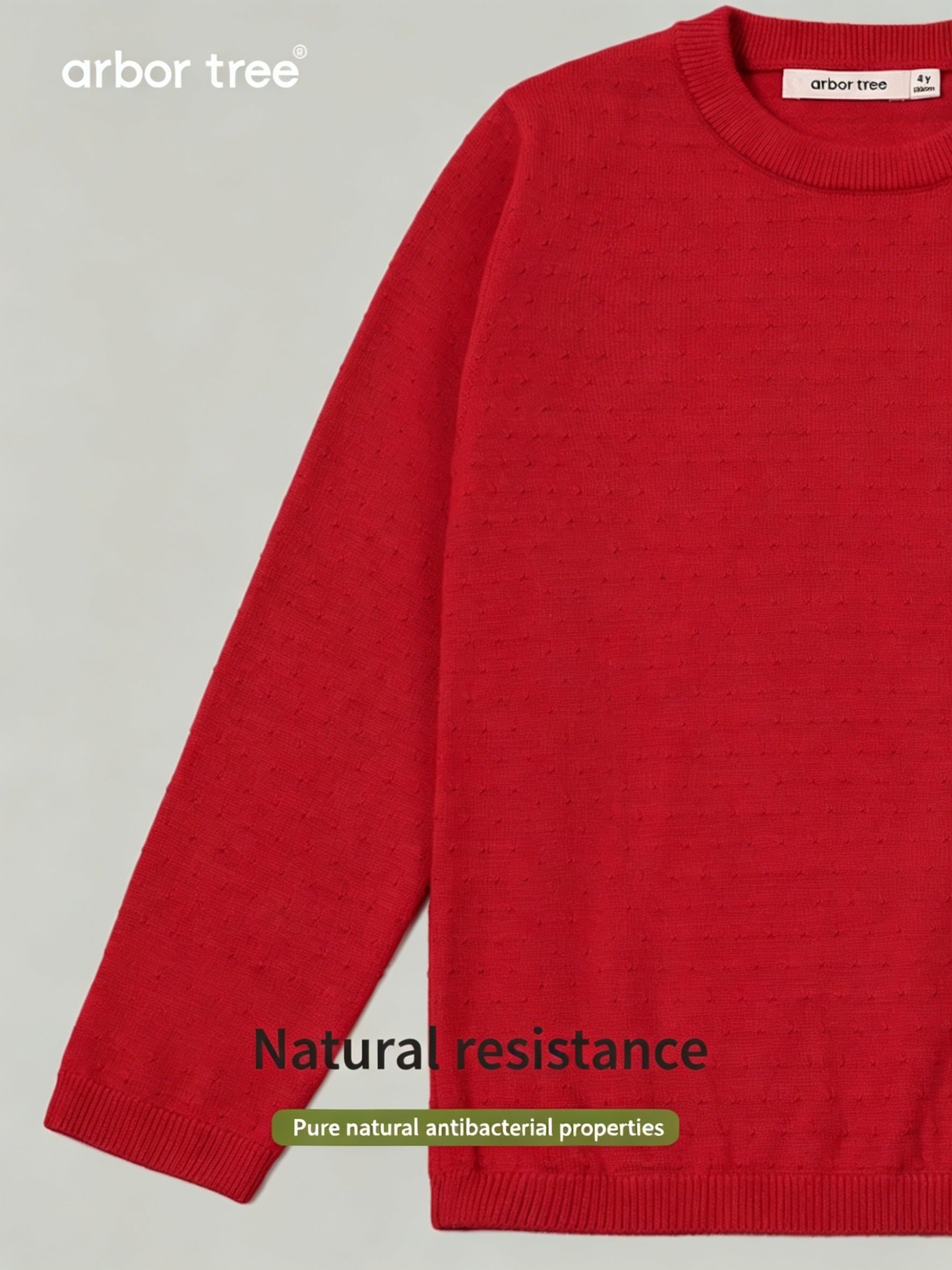ArborTree Merino Wool sweater for boys and girls, warm grade A wool, cozy fall and winter clothing for kids.
