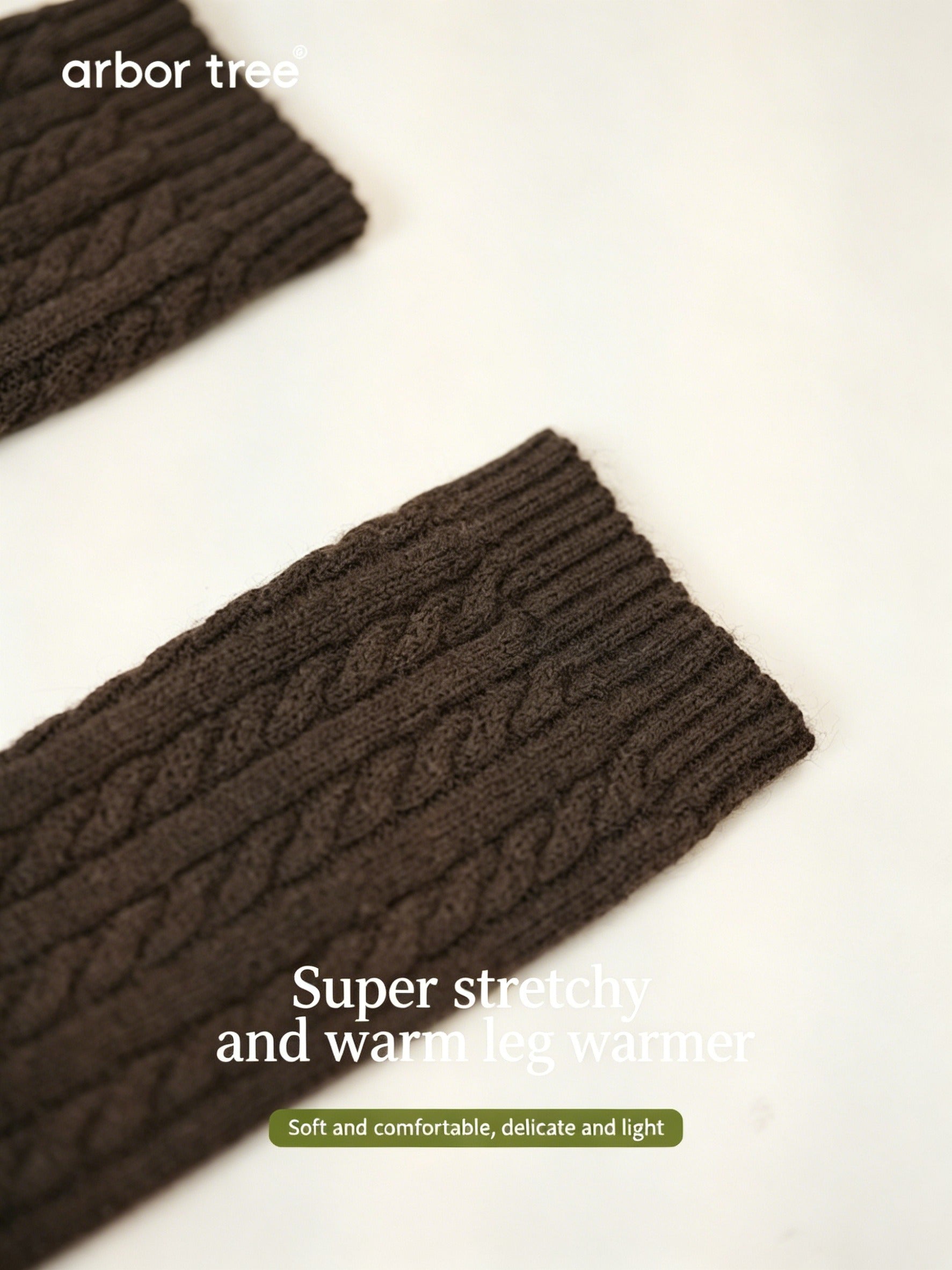 ArborTree baby winter socks made of 30% yak down and 70% merino wool, thick and cozy with a hand wash tag.