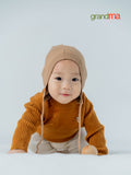 Organic cotton and cashmere raglan-sleeve sweater for kids by ArborTree, warm, thick, perfect for fall and winter, meets Class A standards.