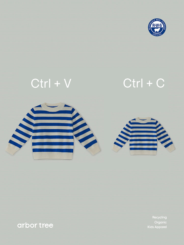ArborTree baby pullover sweater made from 100% Baselwool, soft natural wool in a cozy knit style for infants.