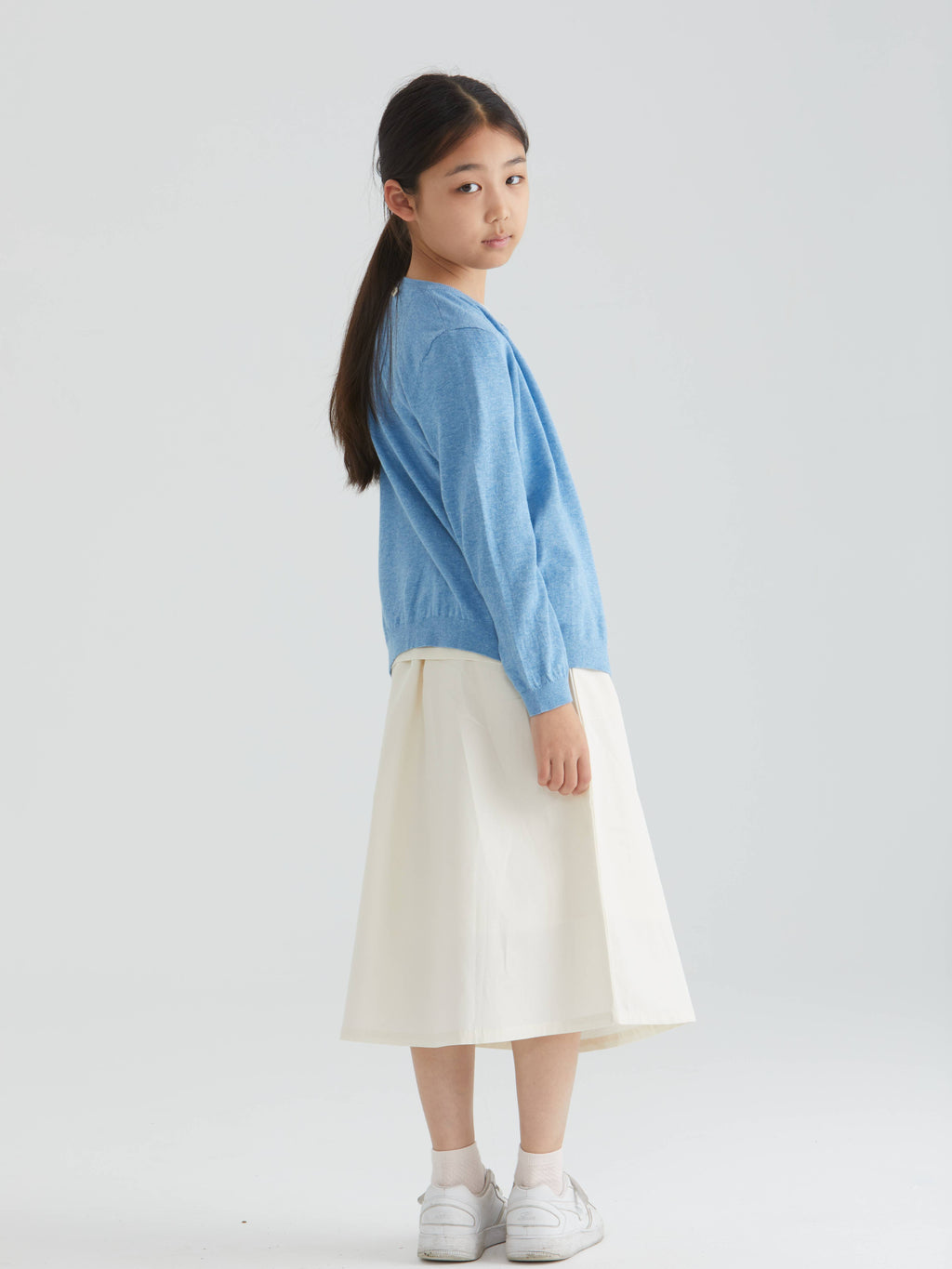 ArborTree 100% Natural Organic Cotton Girls' Spring/Summer Elastic-Waist A-Line Skirt (Matching Set)