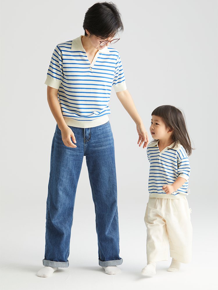 ArborTree 100% superfine wool baby short-sleeved T-shirt with lapel, soft and warm for infants, natural kids clothing.