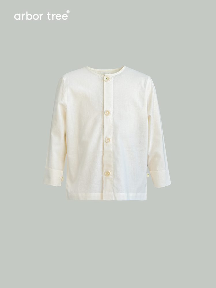 ArborTree 100% Natural Organic Cotton Minimalist Matching Parent-Child Shirts for Spring and Summer Sun Protection