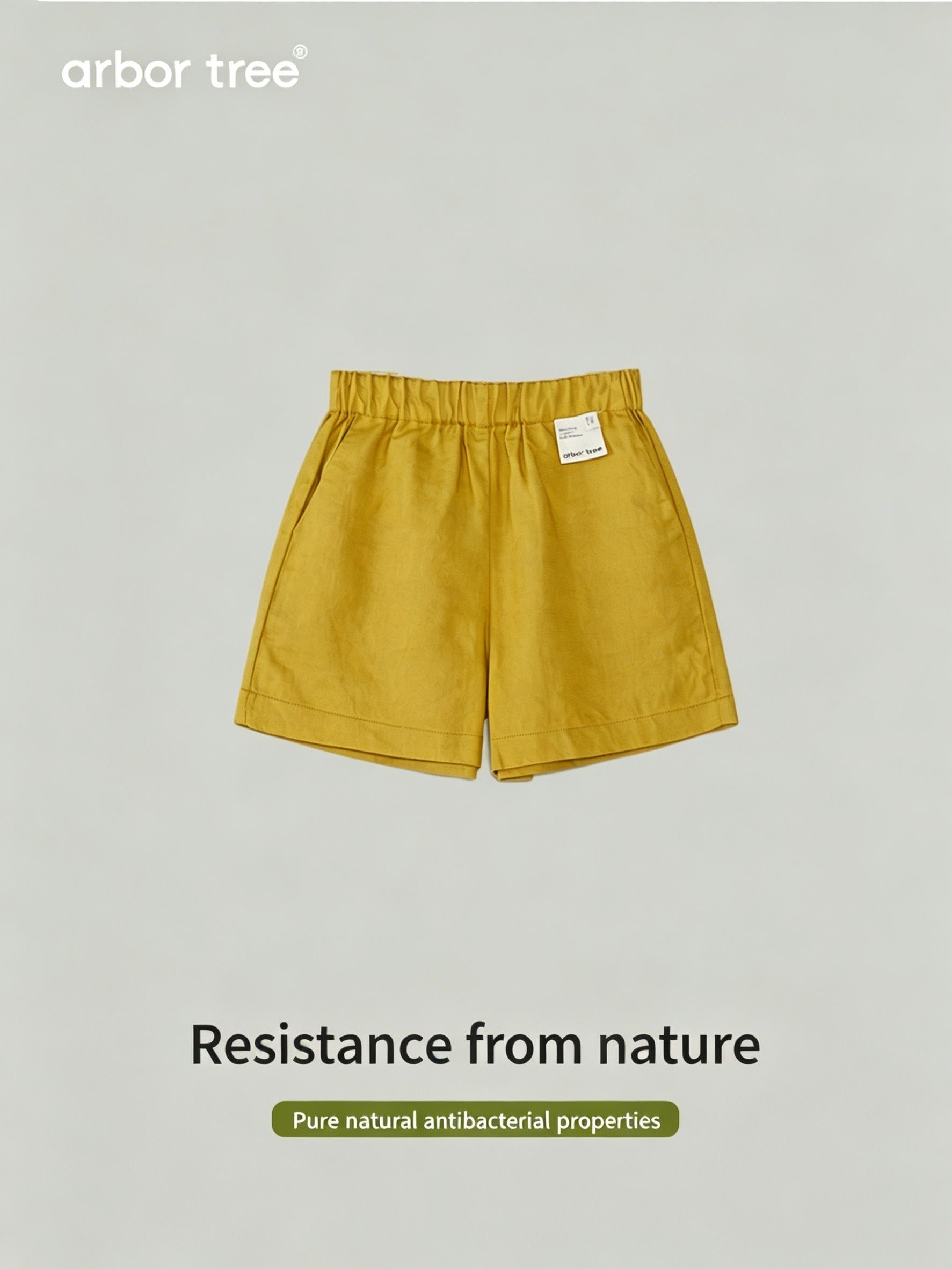 ArborTree 100% Natural Ramie (Unlined) Lightweight Summer Shorts for Infants and Children (Matching Sets)