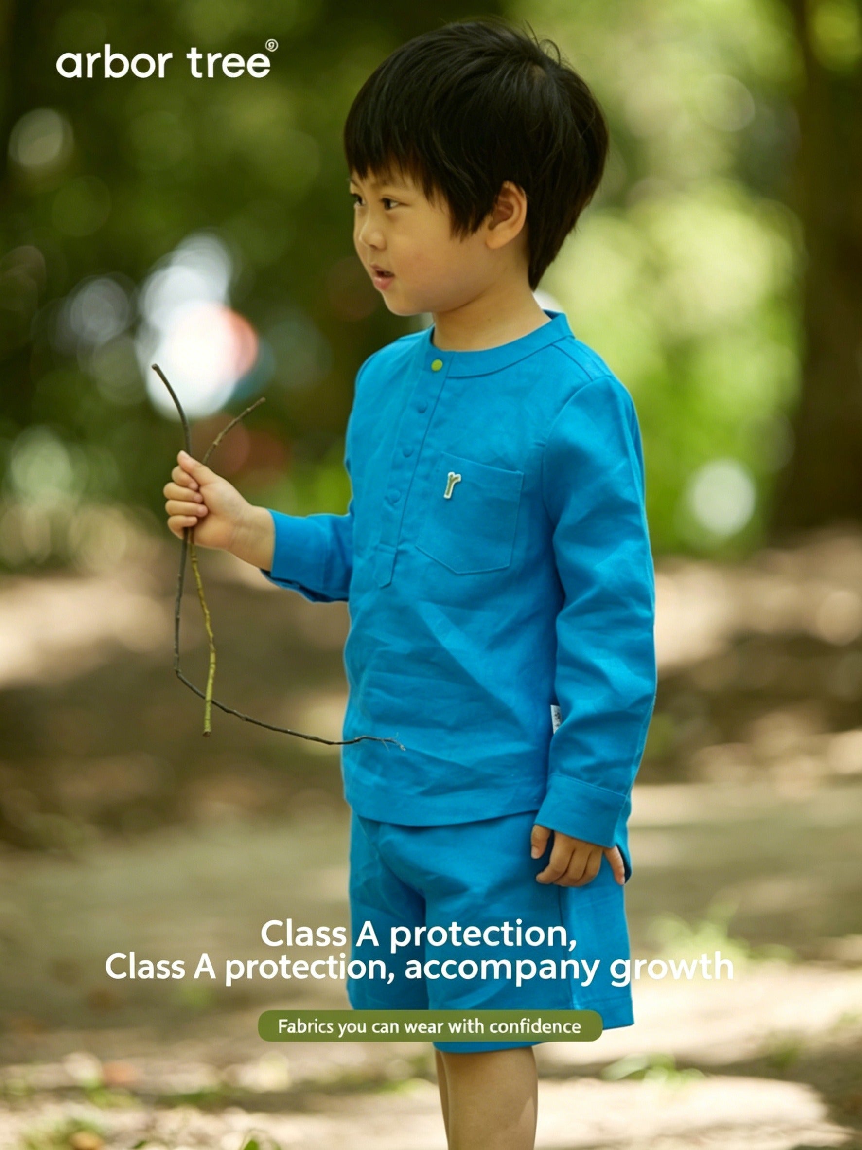 ArborTree 100% Natural Ramie (Unlined) Lightweight Summer Shorts for Infants and Children (Matching Sets)