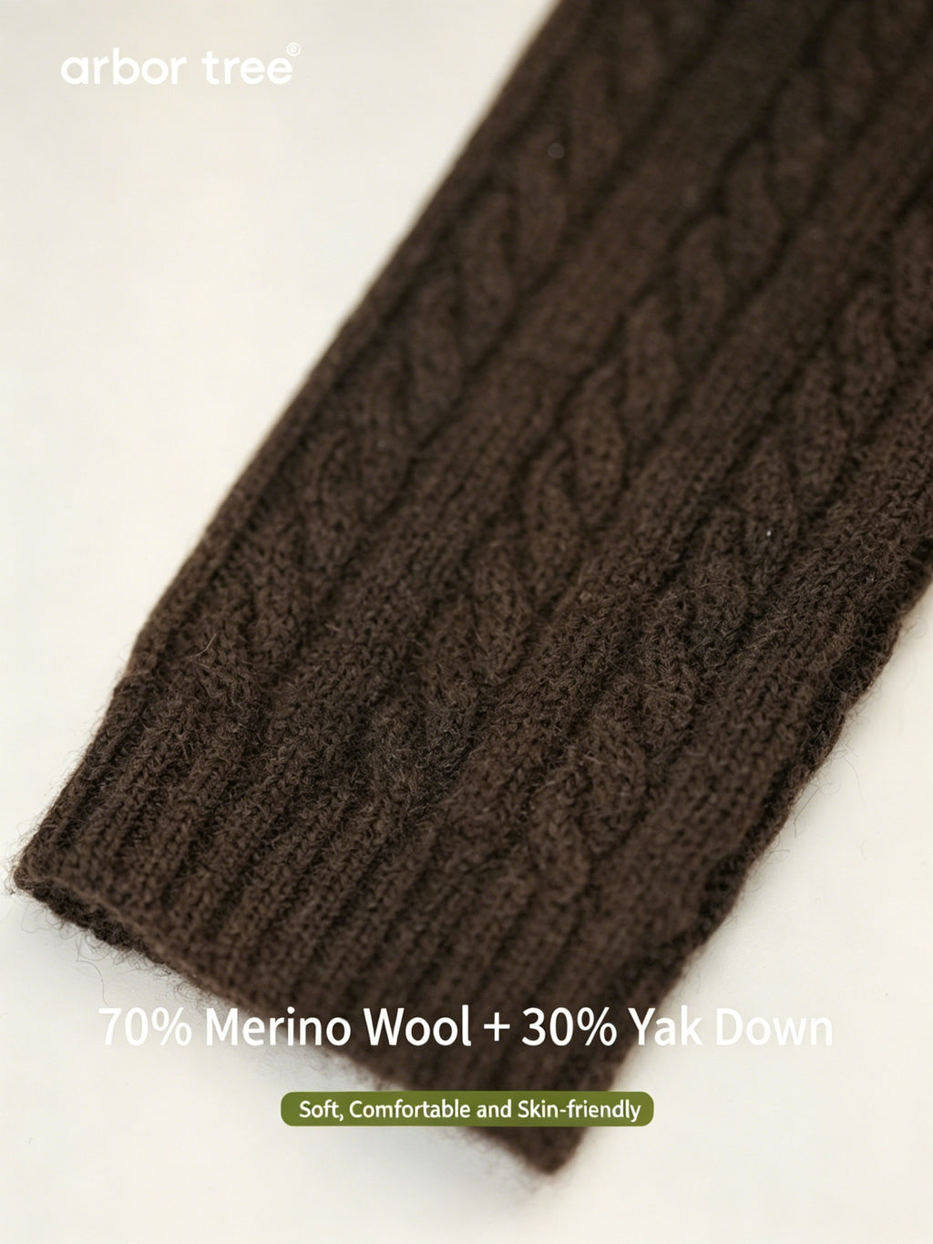ArborTree baby winter socks made of Yak Down and Merino Wool, thick, hand wash only, soft and warm for cold weather.