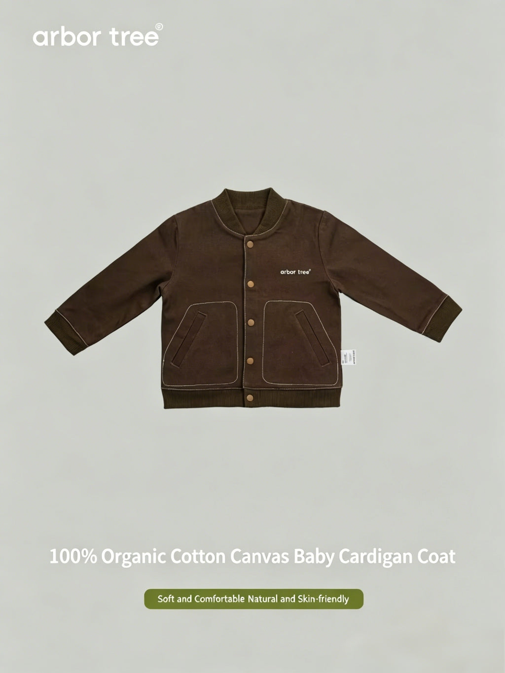 ArborTree 100% Natural Organic Cotton Spring, Autumn, and Winter Two-Piece Sets for Boys and Girls—Warm and Gentle on the Skin