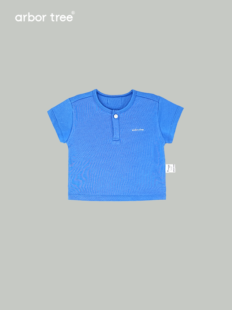 Unisex kids' summer T-shirt by arbortree made of 100% organic cotton, lightweight, breathable, and moisture-wicking.