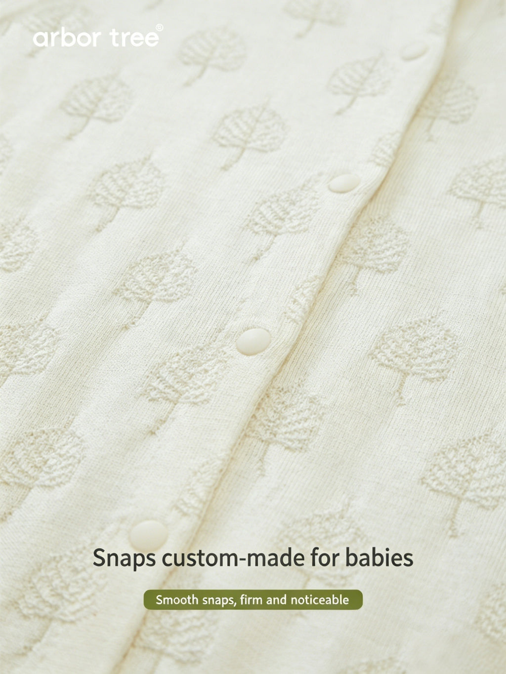 ArborTree  Mulberry Silk Summer Long-Legged One-Piece for Infants and Toddlers with Front Snap Closure—Moisture-Wicking, Mosquito-Repellent, Lightweight, and Breathable