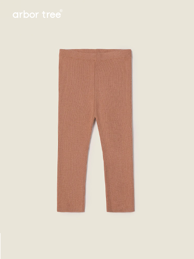 Soft cashmere and wool toddler pants from ArborTree, breathable and stretchy for infants and young children.