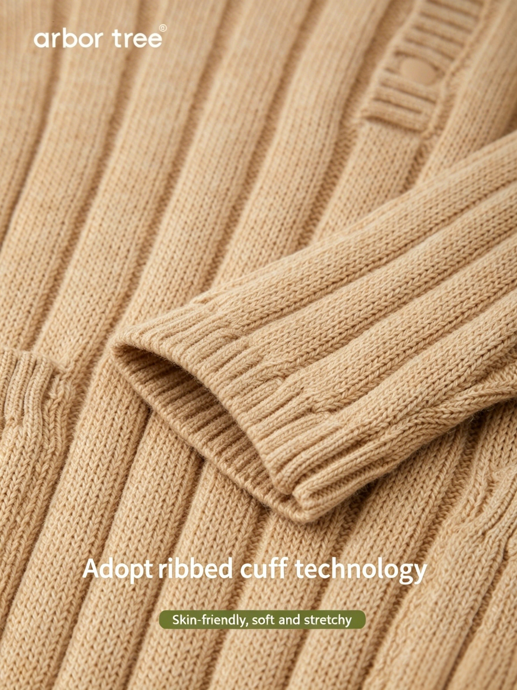 Organic cotton and cashmere kids' jumpsuit by ArborTree featuring a front cut-back design in soft, natural fabric.