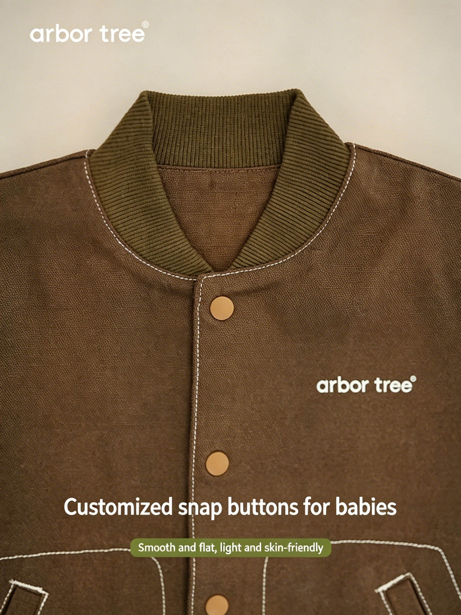 ArborTree 100% Natural Organic Cotton Spring, Autumn, and Winter Two-Piece Sets for Boys and Girls—Warm and Gentle on the Skin
