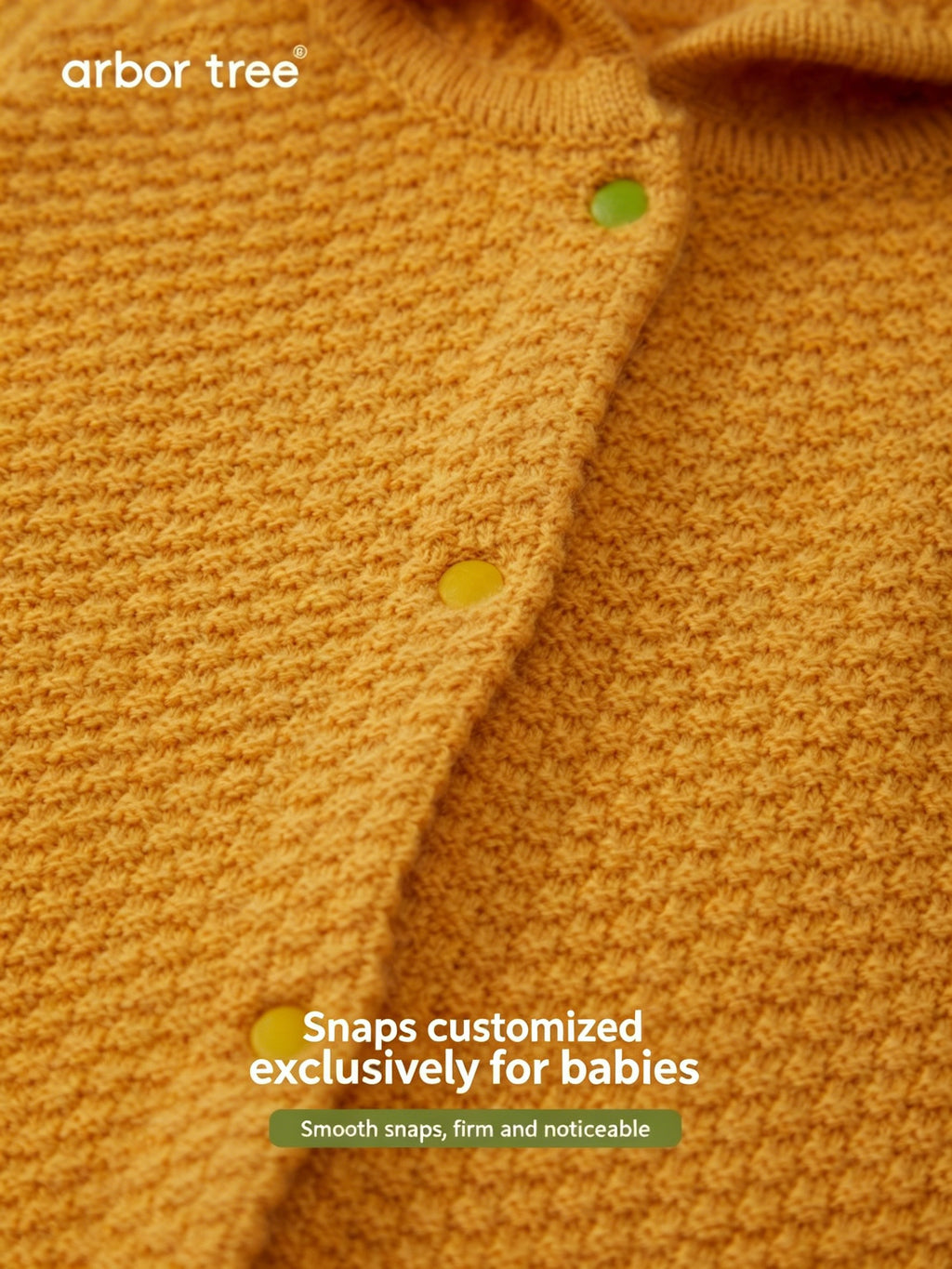 ArborTree 100% cashmere hooded onesie for kids, soft and cozy in natural beige with a hood and front zipper.
