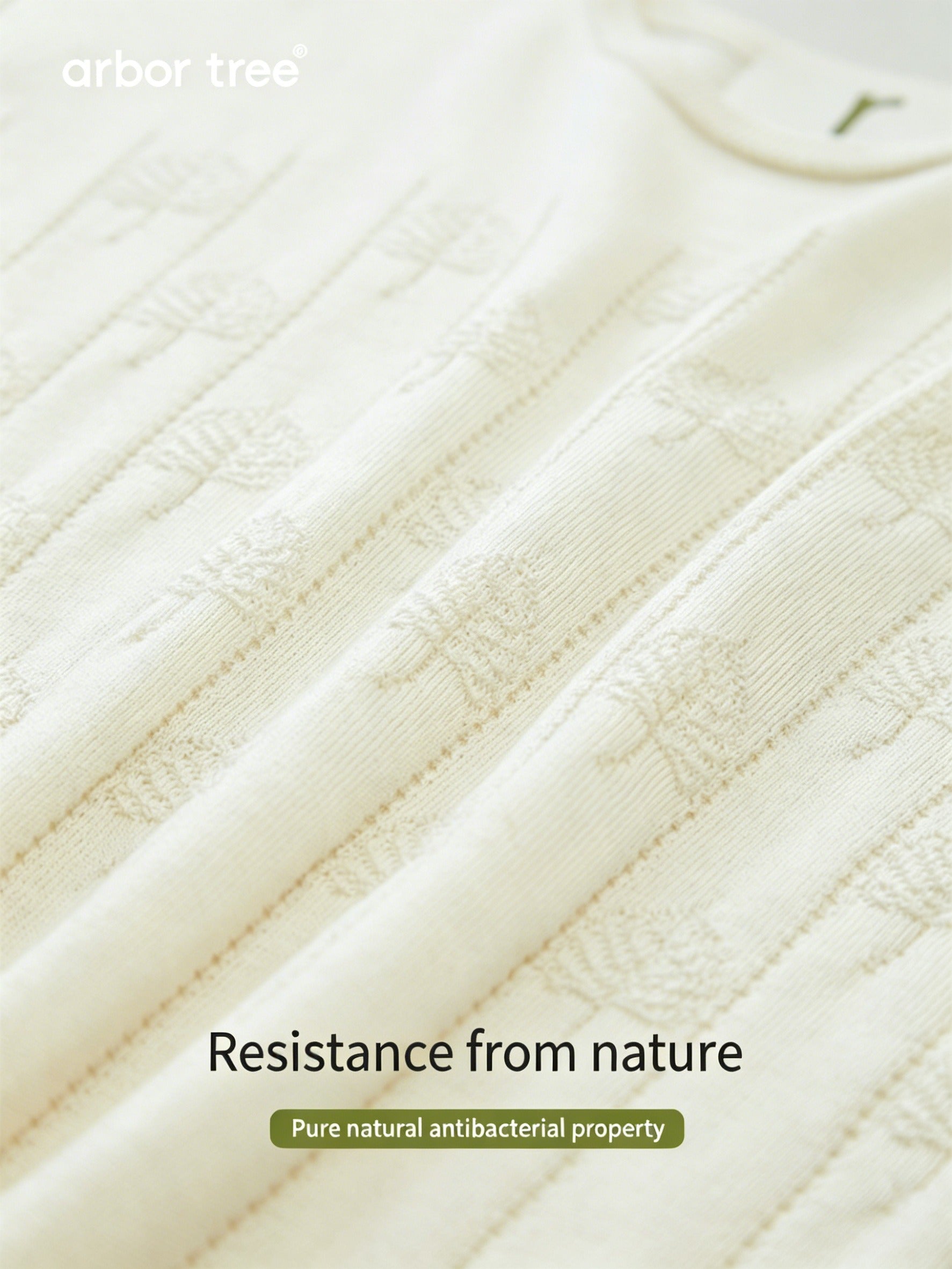ArborTree baby summer knit T-shirt with drop shoulders, made of mulberry silk and cashmere, lightweight and breathable for comfort