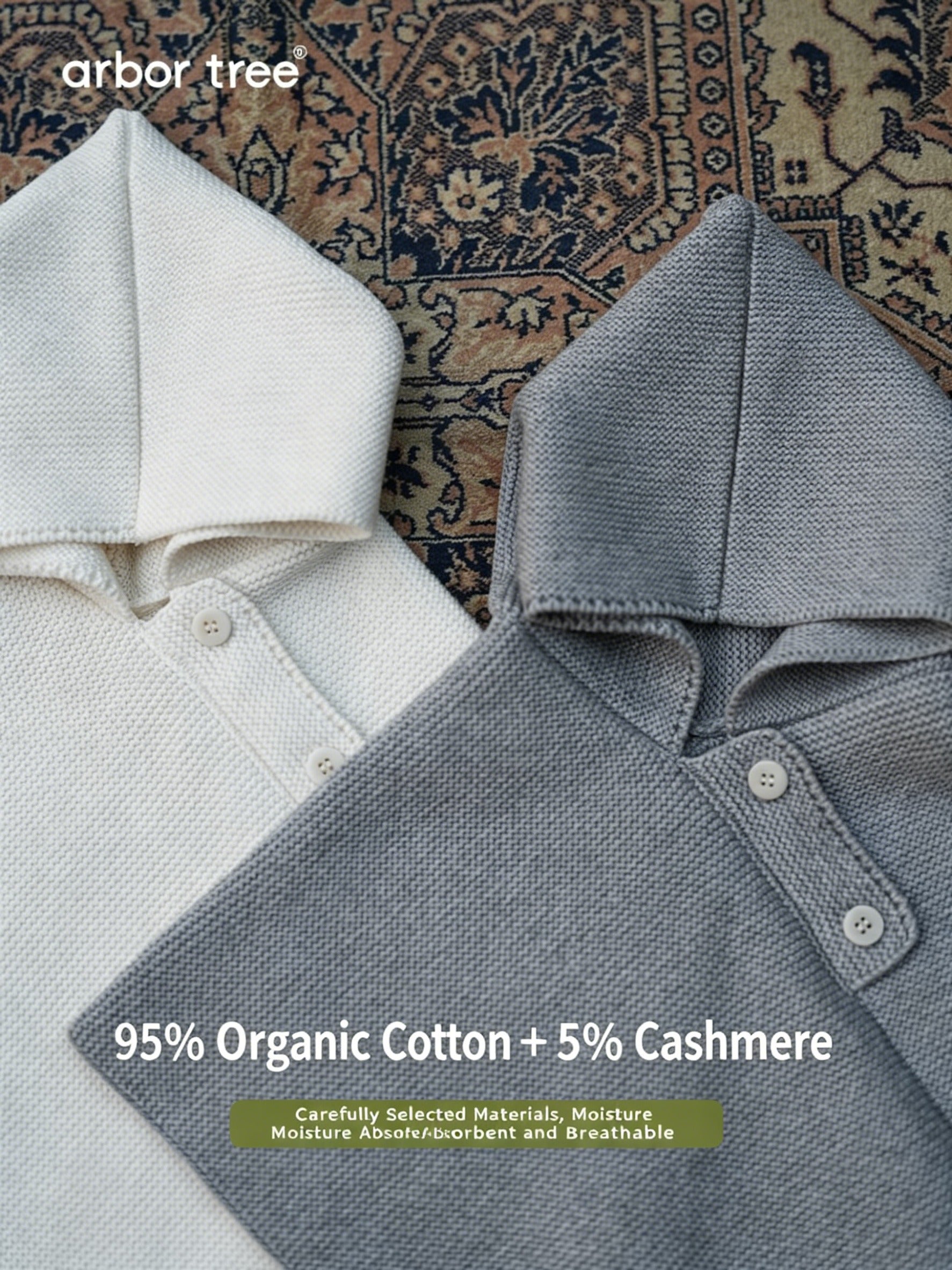 ArborTree organic cotton and cashmere unisex knit shawl and cape, warm, thick, soft, perfect for spring, autumn, and winter wear.