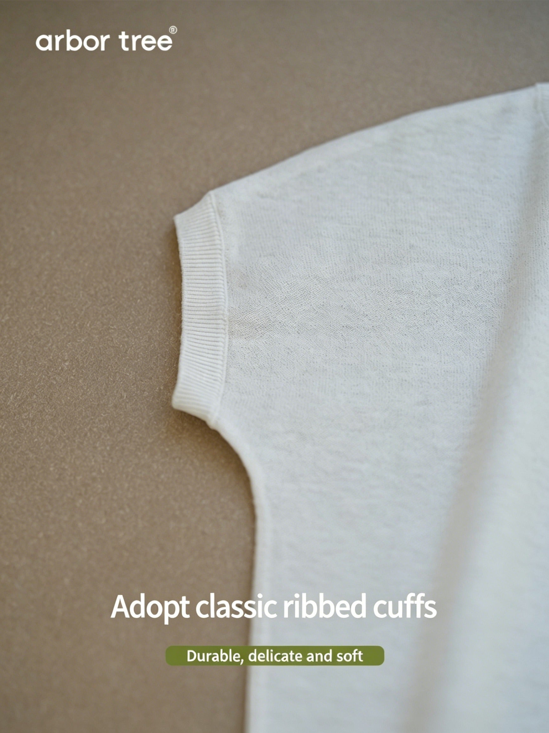 Organic cotton and linen summer kids' T-shirt and shorts set by ArborTree, lightweight and breathable for warm weather.