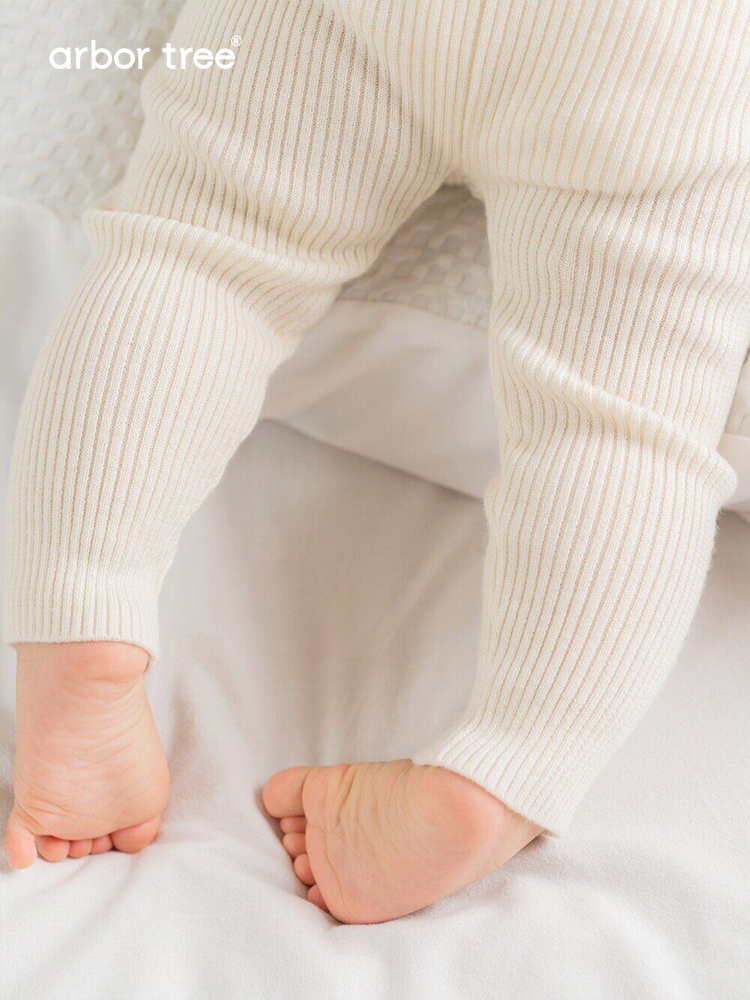 Soft cashmere and wool toddler pants from ArborTree featuring comfortable, breathable, and stretchy fabric for infants and toddlers.