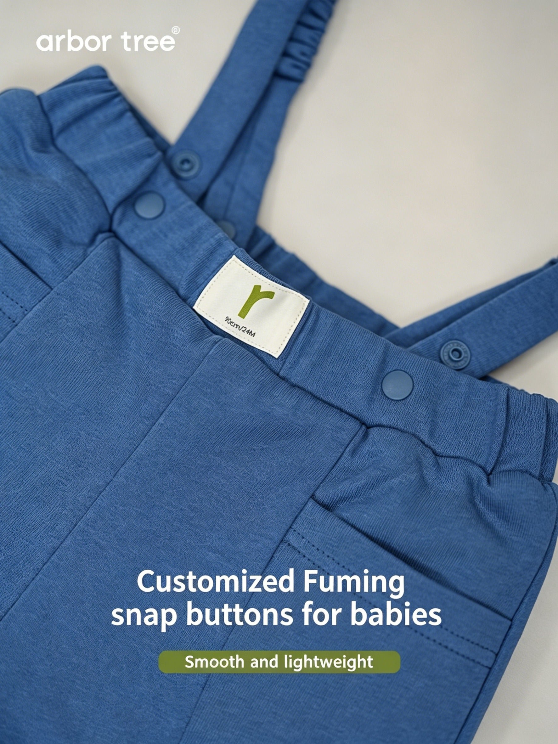 ArborTree organic cotton boys and girls winter overalls made of natural fiber, warm, soft, and gentle on children's skin.