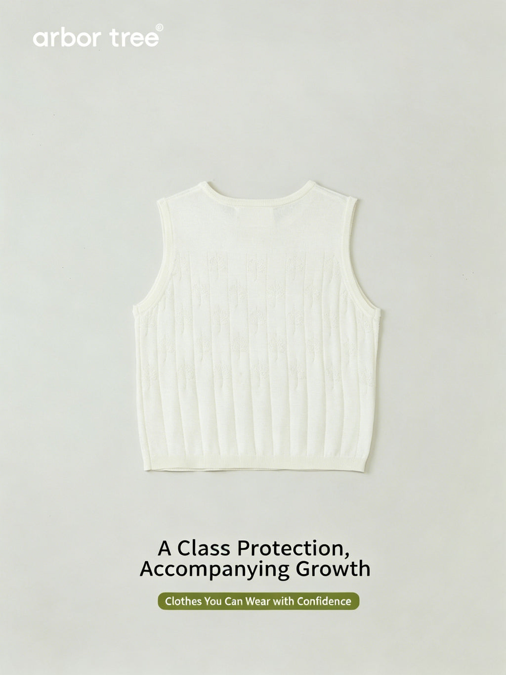 ArborTree natural mulberry silk baby summer sleeveless knit tank top, lightweight and breathable for warm weather.