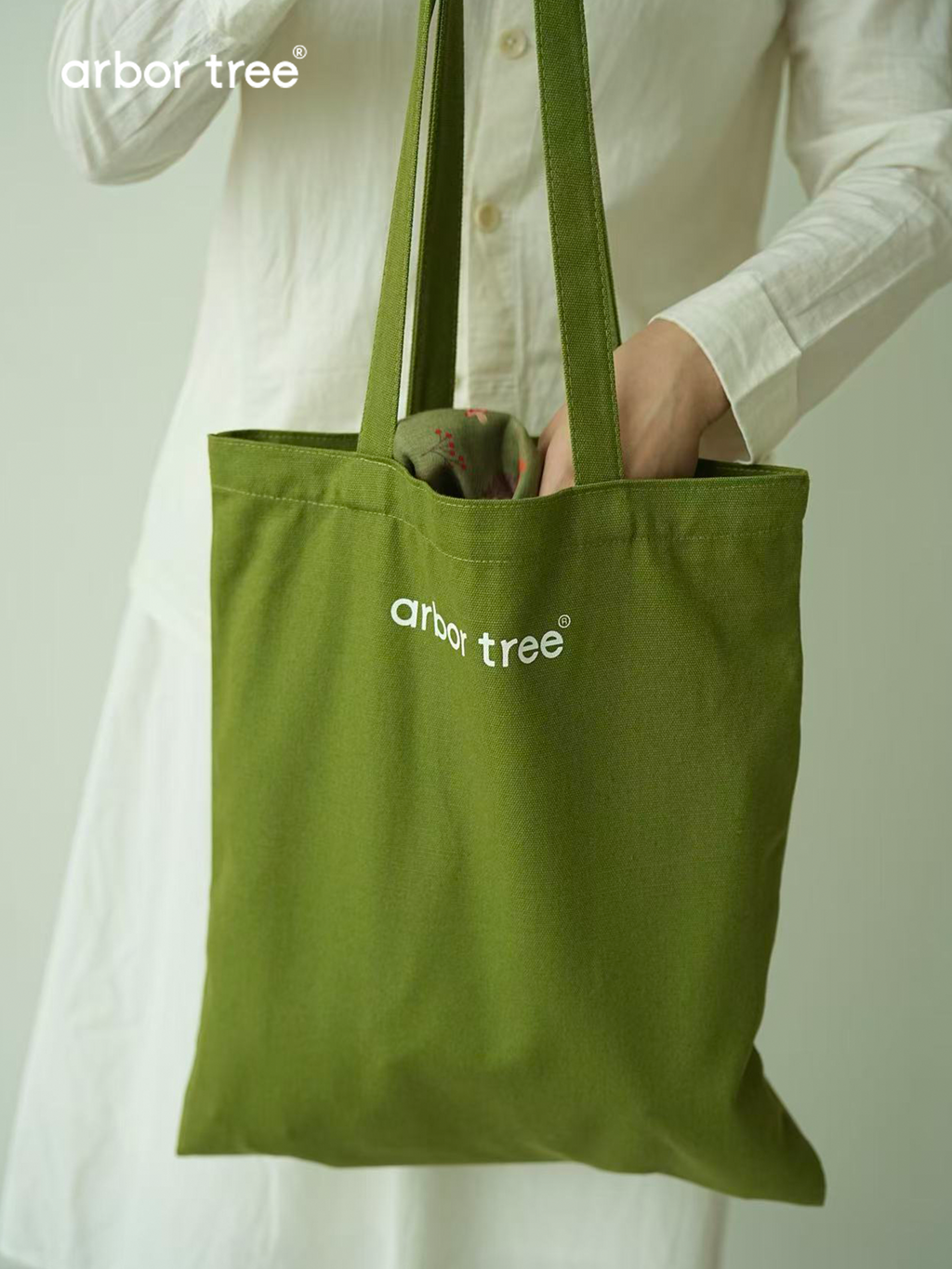 ArborTree Limited Edition Tree-Printed 100% Cotton Tote Bag
