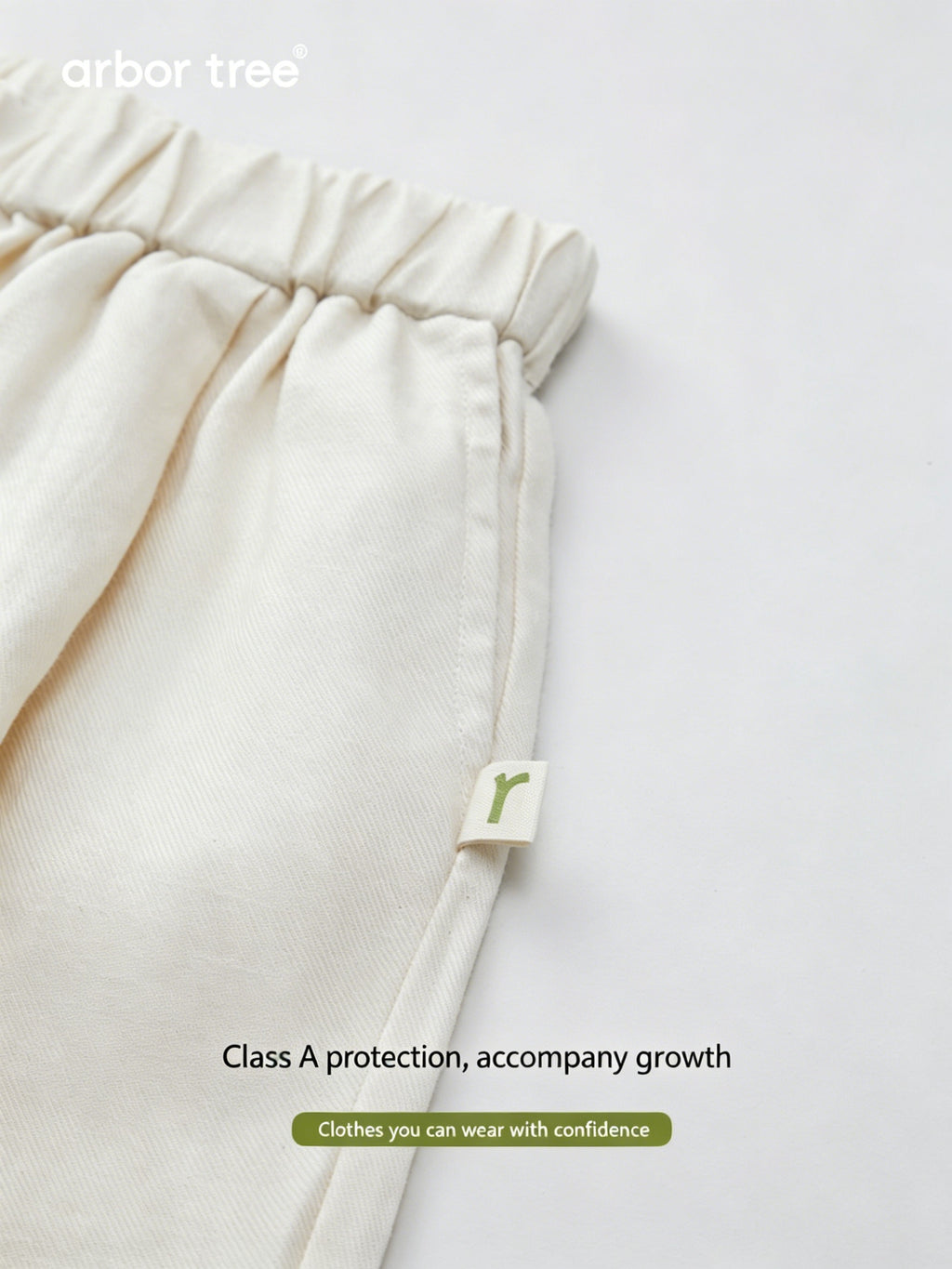 ArborTree 100% Natural Ramie Spring/Summer Matching Wide-Leg Pants for Parents and Children, with an adjustable waistband, lightweight and breathable