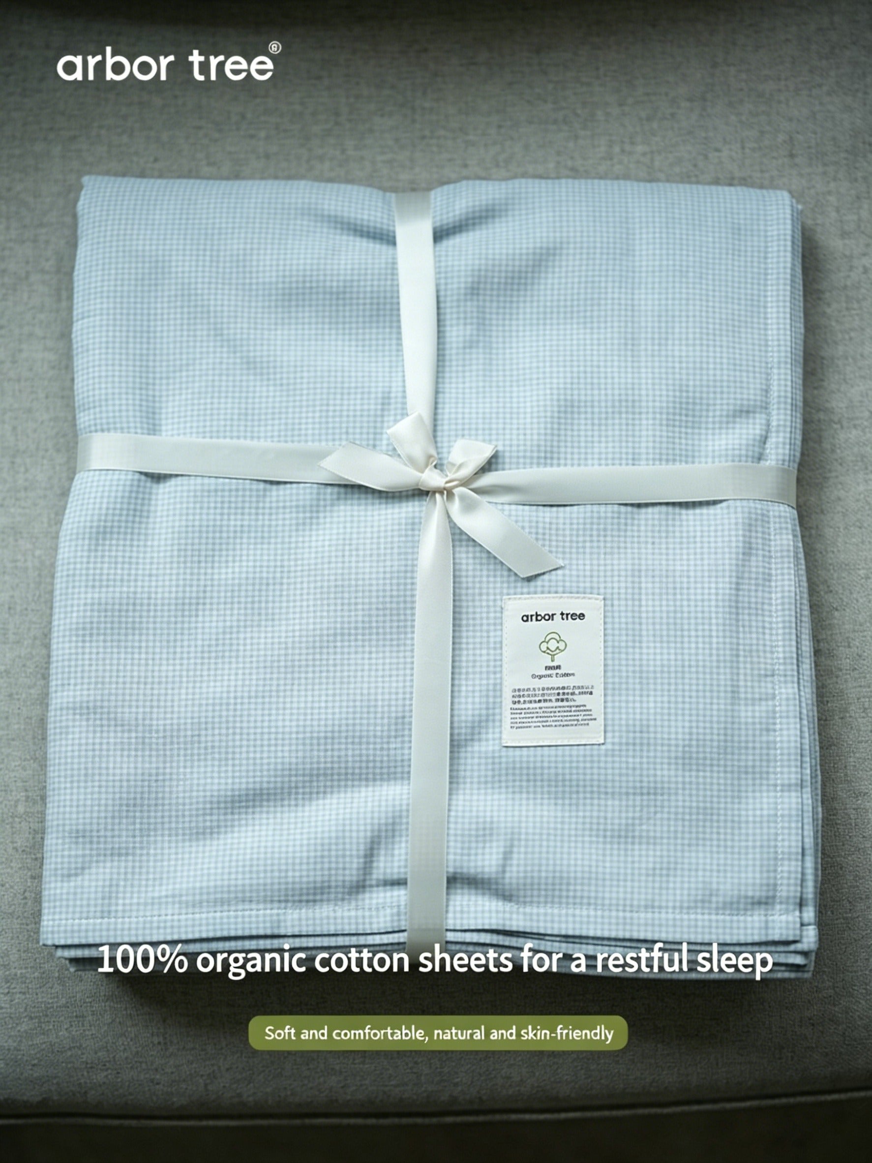 ArborTree 100% Organic Cotton Sheets for a Restful Night's Sleep: Moisture-Wicking, Soft, and Gentle on the Skin