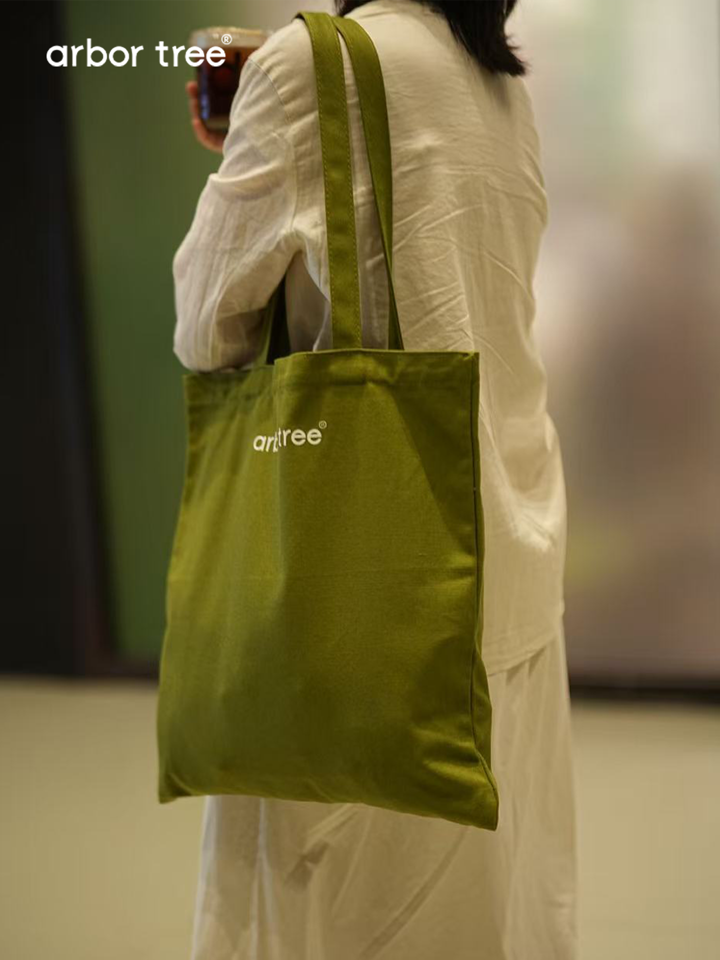 ArborTree Limited Edition Tree-Printed 100% Cotton Tote Bag