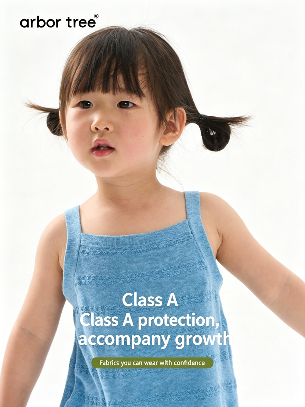 Baby girl summer tank dress by ArborTree, made from 60% organic cotton and 40% linen, lightweight and breathable for warm weather.