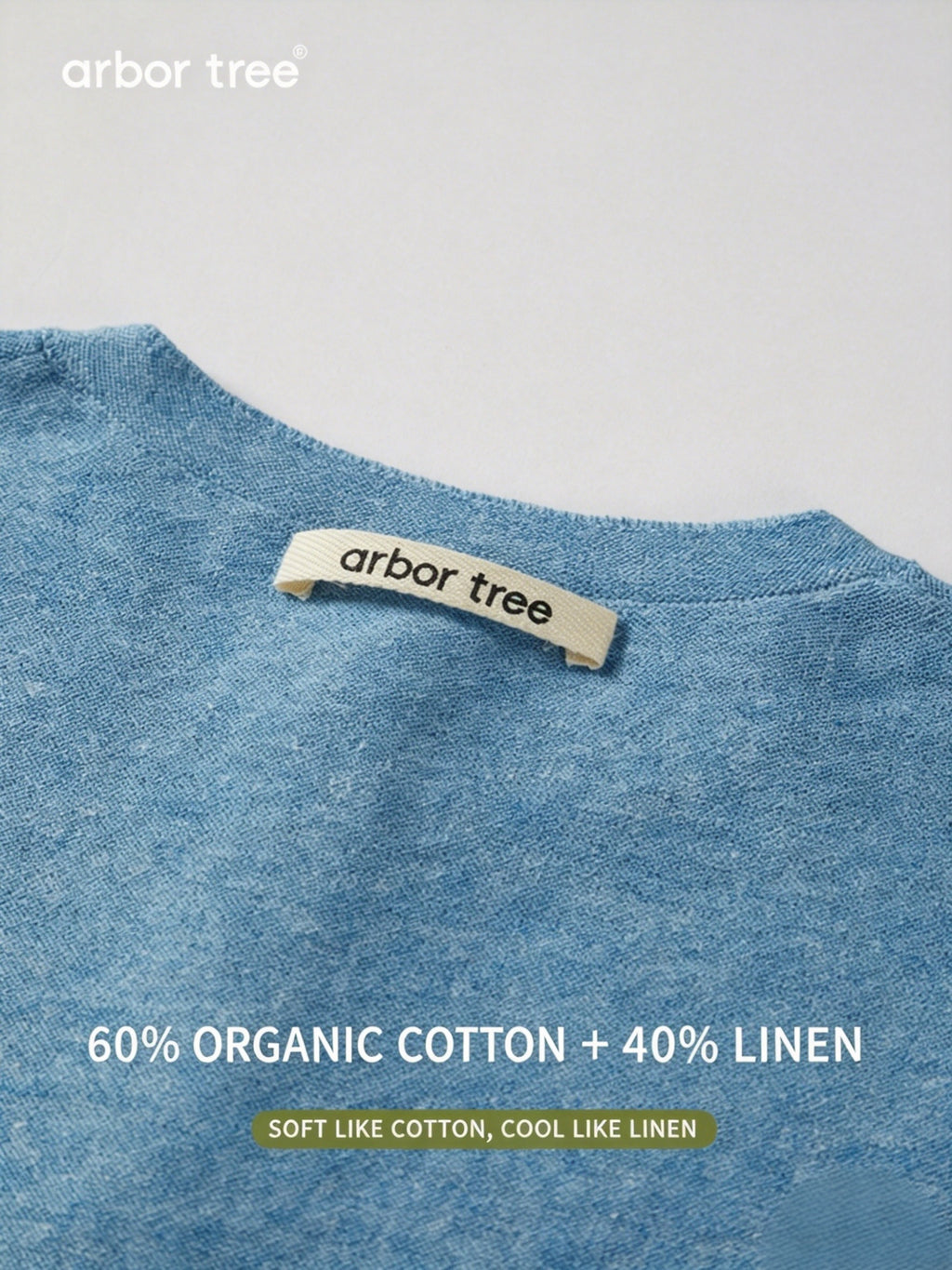 ArborTree Organic Cotton and Linen Summer Casual Sleeveless Onesie for Infants and Toddlers—Moisture-Wicking and Soft Against the Skin