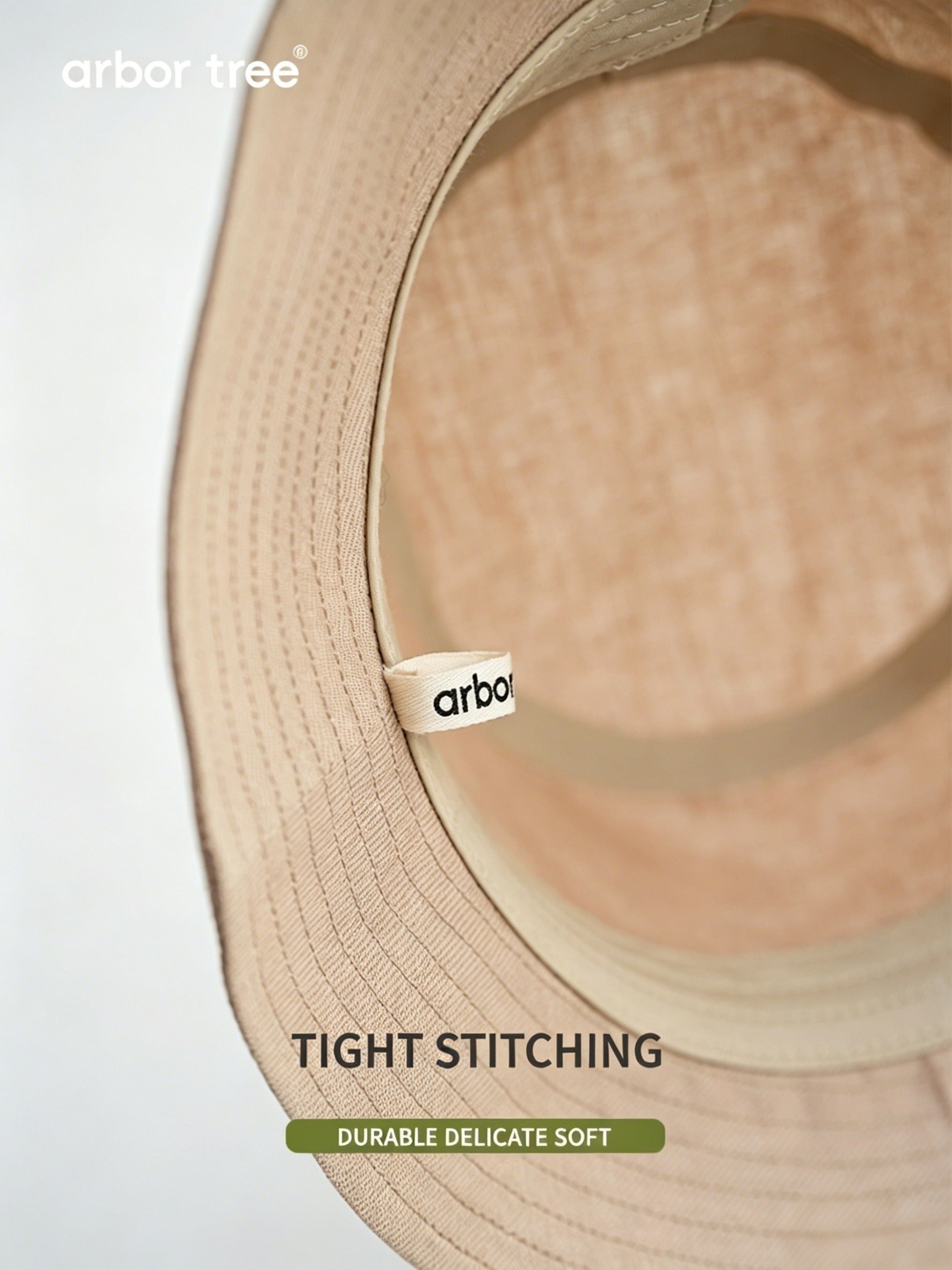 ArborTree 100% Natural Ramie Parent-Child Summer Fisherman's Hat: Lightweight, Breathable, Sun-Protective, and Durable