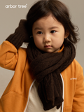 ArborTree baby scarf made of 30% yak down and 70% merino wool, solid color, perfect for fall and winter warmth.