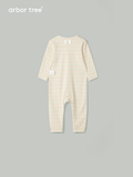 Colorful ArborTree organic cotton baby bodysuit with vibrant patterns, made from 100% natural, eco-friendly cotton for infants.