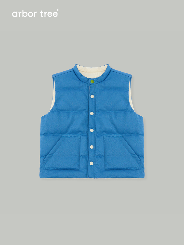 ArborTree All-Natural White Duck Down Vests for Boys and Girls: Warm, Cold-Resistant, and Windproof for Fall and Winter