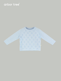 Unisex ArborTree long-sleeve T-shirt made from 85% mulberry silk and 15% cashmere with a Bodhi leaf design, breathable spring/fall knit