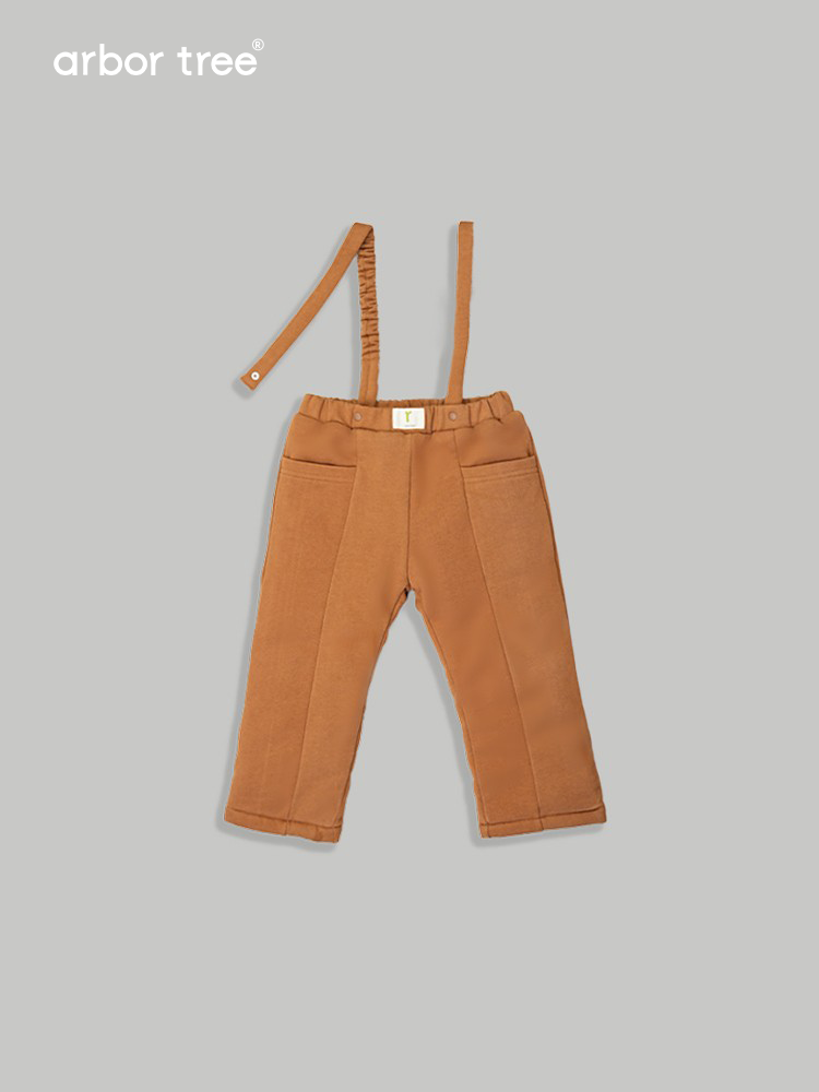 ArborTree natural-fiber winter overalls for boys and girls made of organic cotton, warm, gentle on skin, suitable for cold weather.