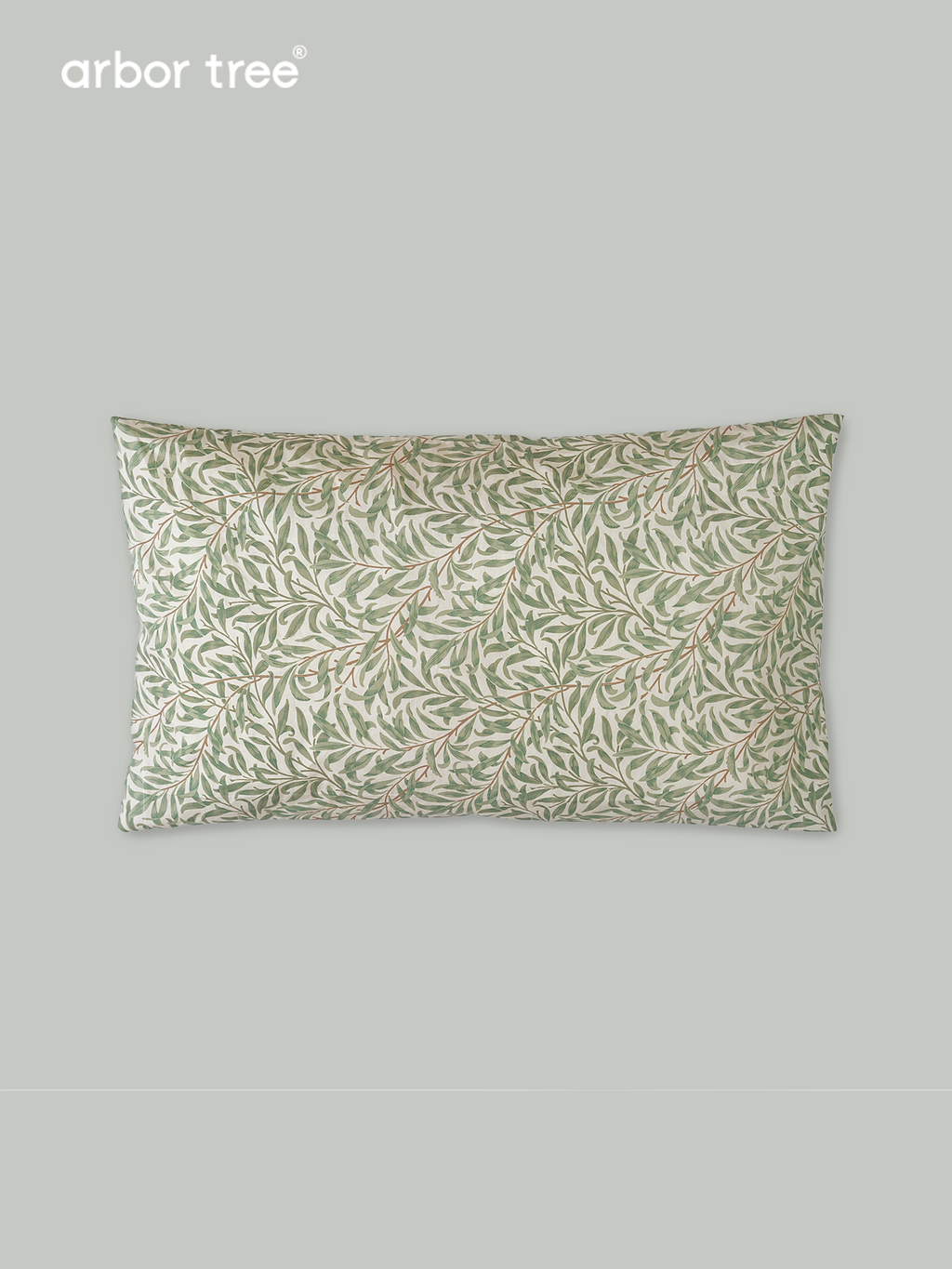 ArborTree 100% Organic Cotton from Uganda Children's All-Season Morris Willow Silk Pillow—Moisture-Wicking and Breathable
