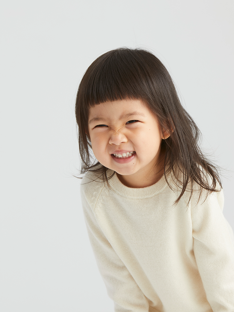Soft ArborTree baby cashmere raglan top in natural color, featuring a cozy, lightweight knit for infants and toddlers.