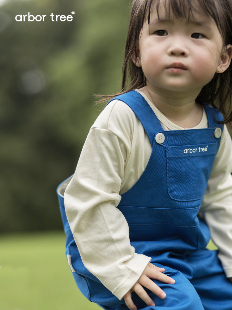 ArborTree 100% Organic Cotton Canvas Unisex Adjustable-Strap Overalls—Breathable Spring/Fall Pants