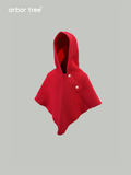 ArborTree organic cotton and cashmere unisex knit shawl and cape, soft and warm for spring, autumn, and winter.