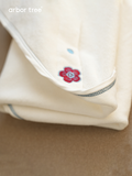 ArborTree 100% organic cotton antibacterial infant bath cape towel with moisture-wicking, soft, breathable fabric for newborns.