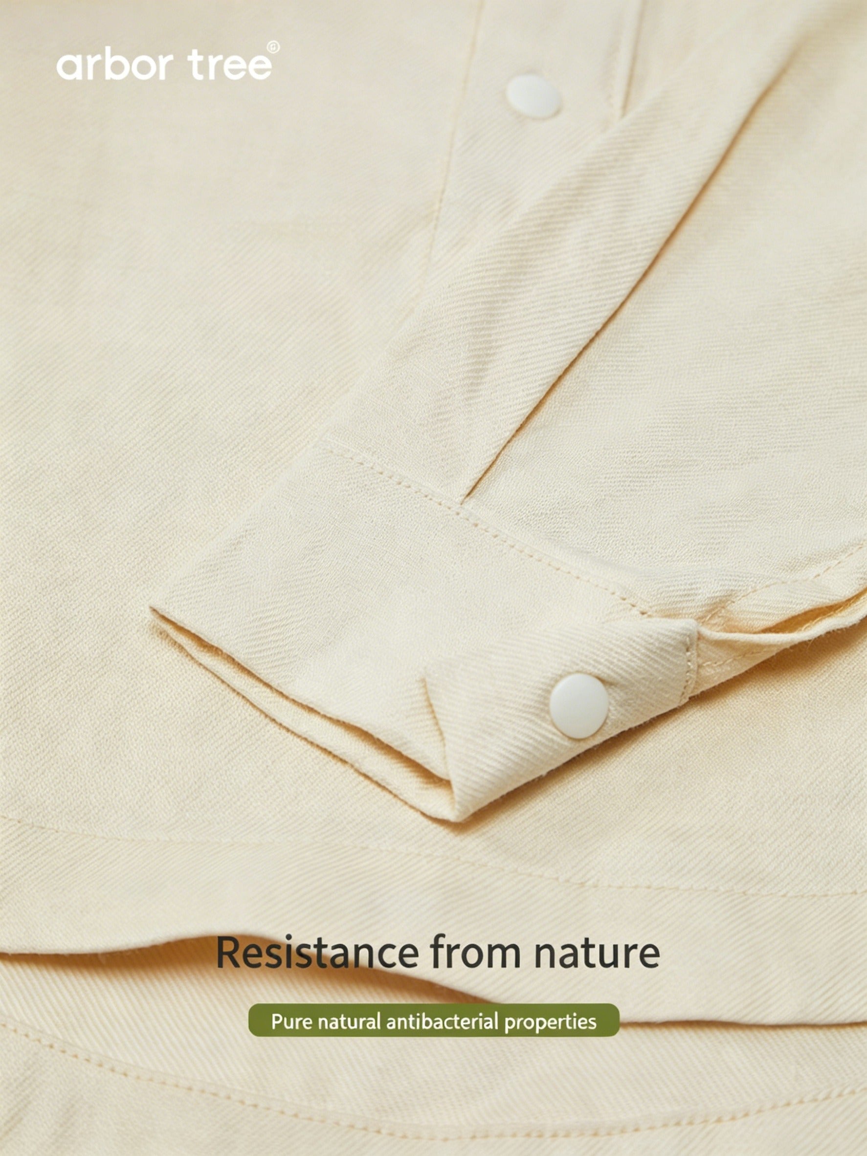 ArborTree (Recommended by Dong Shenghuo) 100% Ramie Casual Long-Sleeve Shirt (Matching Parent-Child Set) for Spring and Fall—Soft and Gentle on the Skin