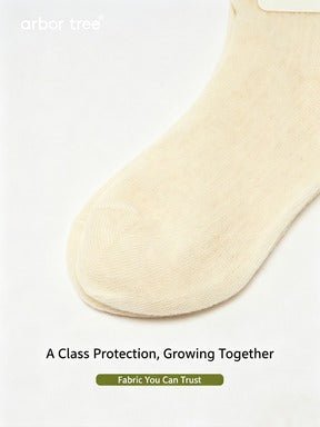 ArborTree 100% Natural Organic Cotton (excluding elastic) Baby Summer Lightweight Mid-Calf Socks—Breathable Socks - ArborTree - naturally sourced kids brand
