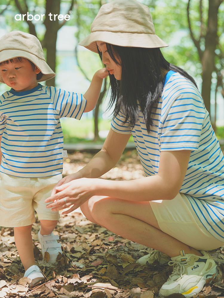 ArborTree 100% Natural Ramie Parent-Child Summer Fisherman's Hat: Lightweight, Breathable, Sun-Protective, and Durable - ArborTree - naturally sourced kids brand