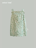 ArborTree 100% Organic Cotton from Uganda Girls' Summer Morris Willow Strapless Dress—Lightweight and Breathable - ArborTree - naturally sourced kids brand