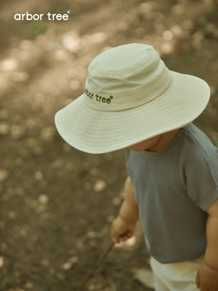 ArborTree 100% Organic Cotton Summer Sun Hat for Boys and Girls—Lightweight, Breathable, Wide-Brimmed Sun Protection - ArborTree - naturally sourced kids brand