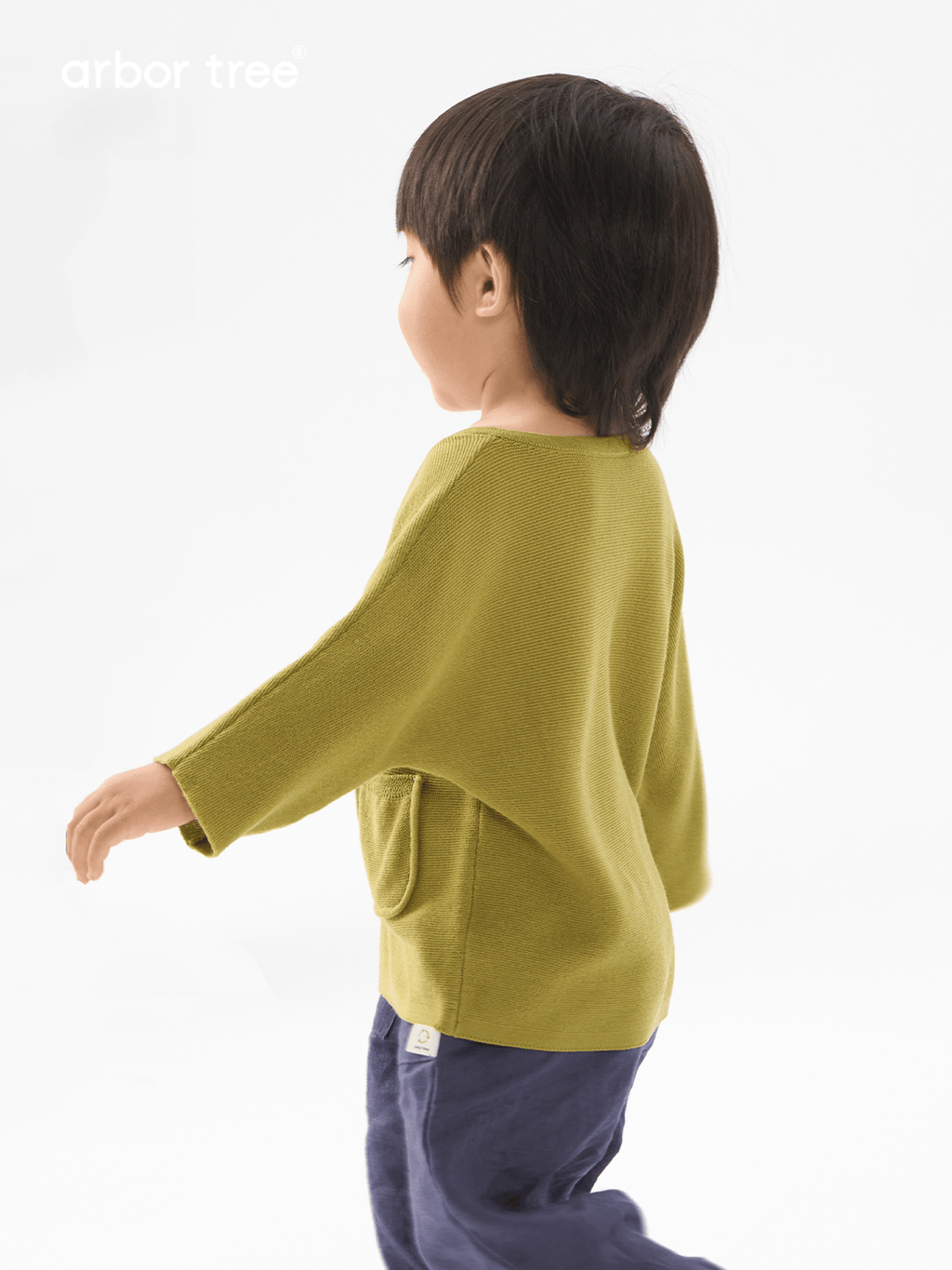 ArborTree 100% Ultra-Fine Merino Wool Baby Spring/Summer V-Neck Ultra-Lightweight 3/4-Sleeve T-Shirt (Air-Conditioning Shirt) - ArborTree - naturally sourced kids brand