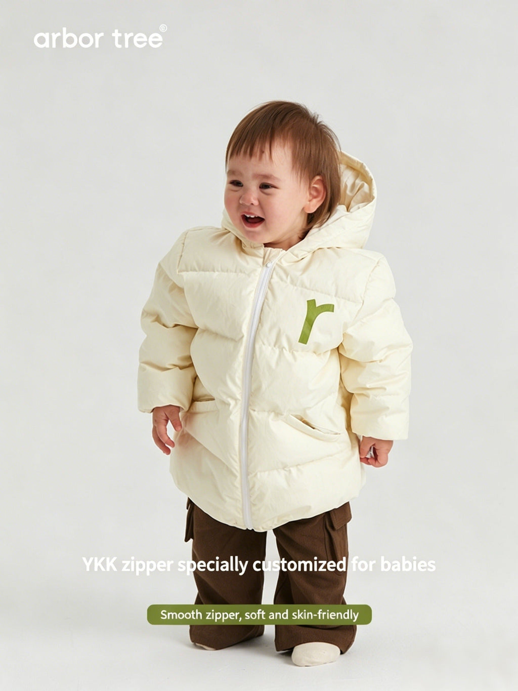 ArborTree All-Natural White Duck Down Vests for Boys and Girls: Warm, Cold-Resistant, and Windproof - ArborTree - naturally sourced kids brand