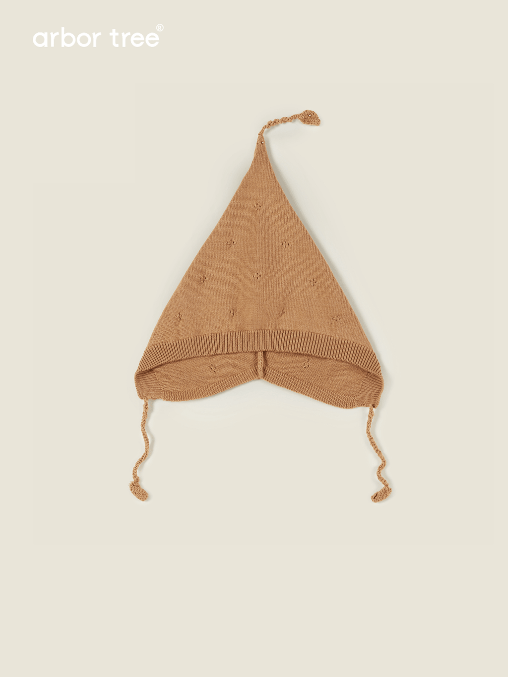 ArborTree Joy 100% Merino Wool Baby Fall/Winter Elf Hat—Soft, Stretchy, Natural Baby Hat - ArborTree - naturally sourced kids brand